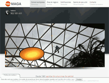 Tablet Screenshot of maga.es