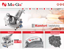 Tablet Screenshot of maga.com.pl